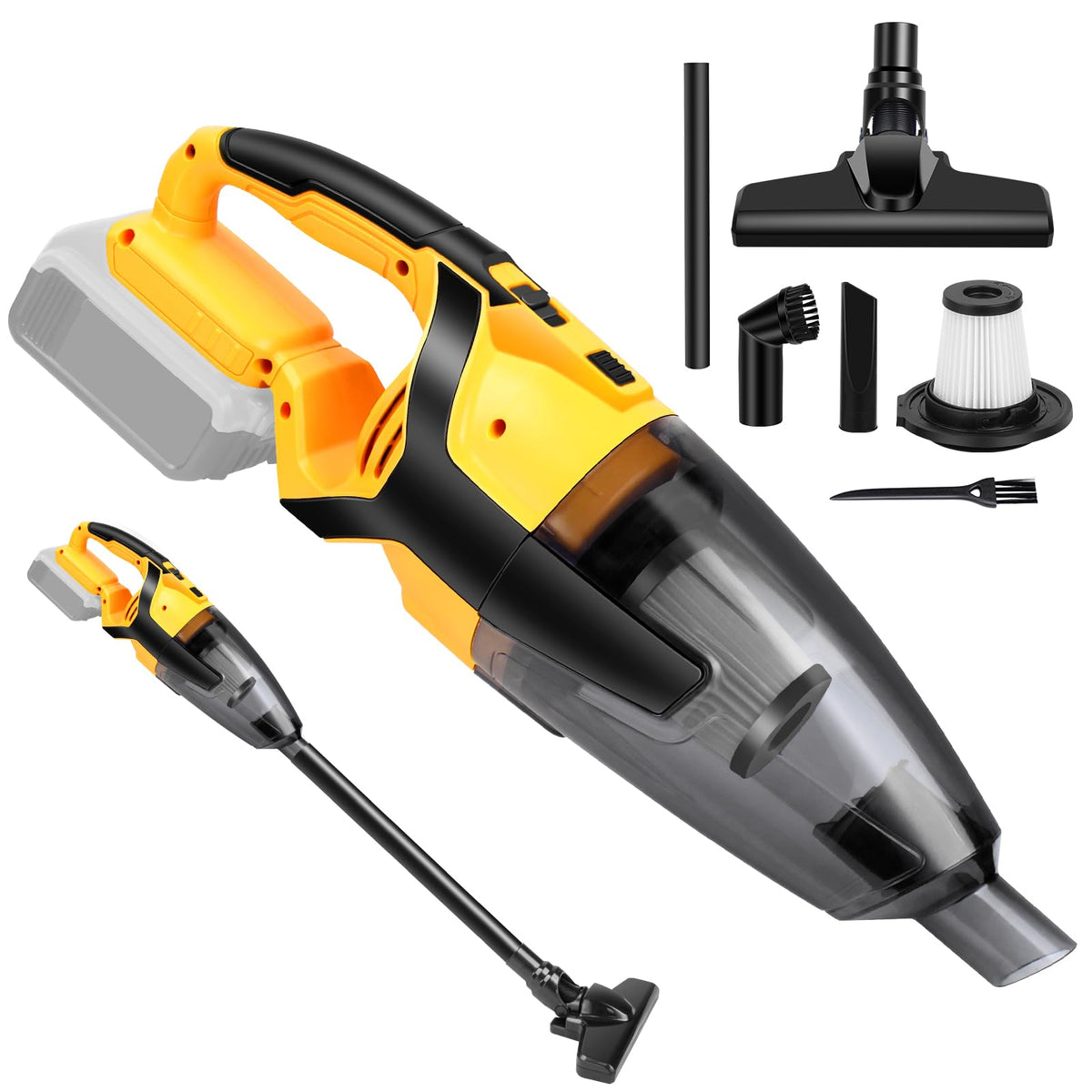 TRONYAN cordless vacuum battery-not-included, tool-ready for quick cleanups.
