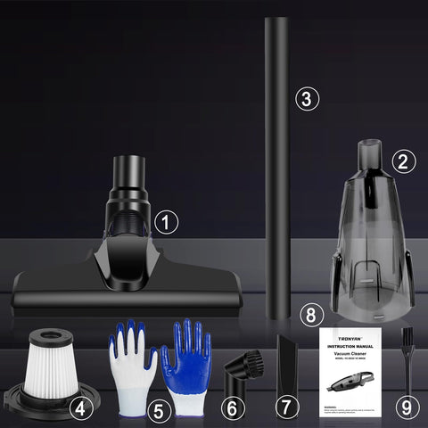 TRONYAN cordless vacuum tackles pet hair on furniture and fabrics.