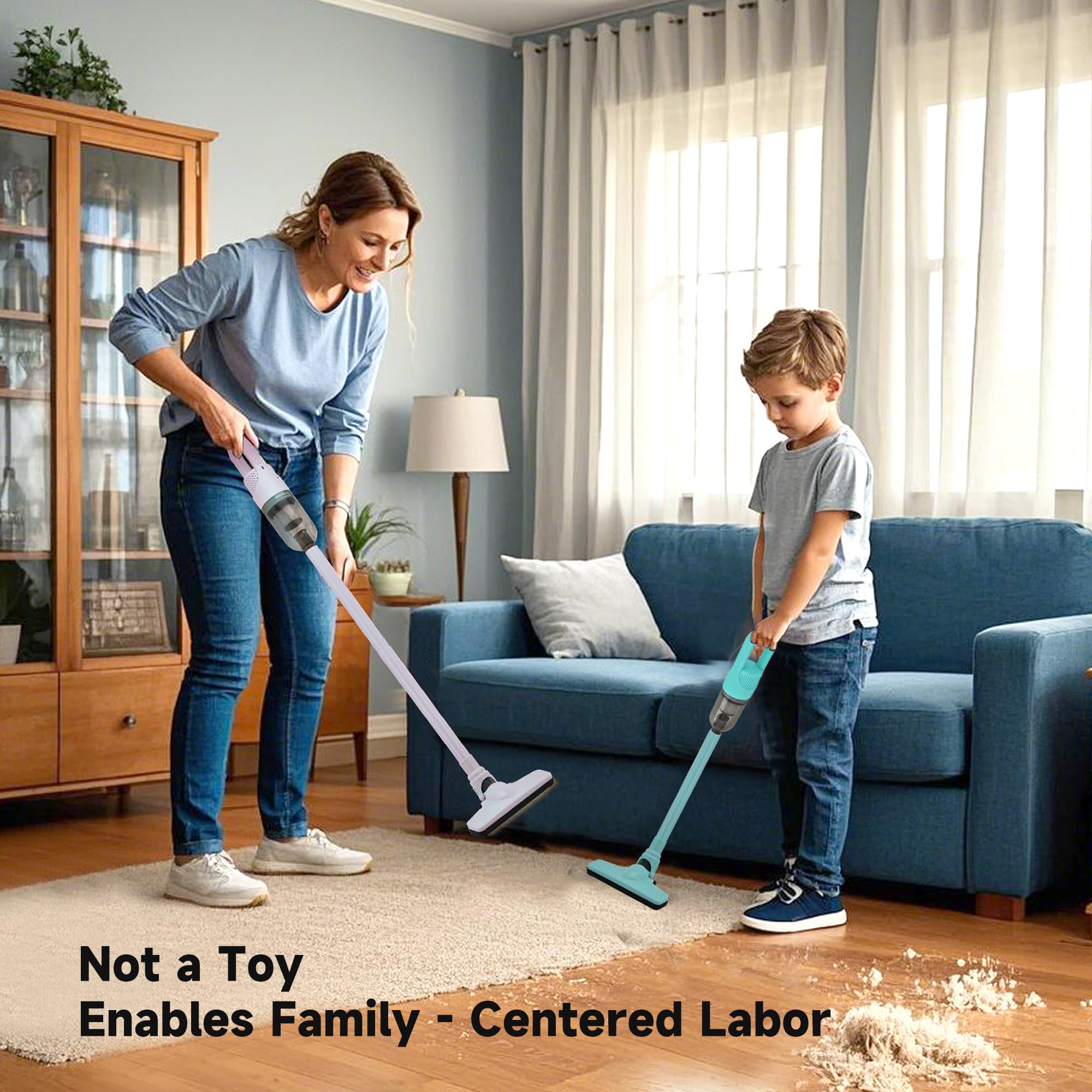 TROURAY 6-in-1 accessories for versatile cleaning on multiple surfaces.