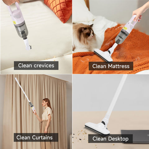 TROURAY strong suction for hardwood floors and carpets.