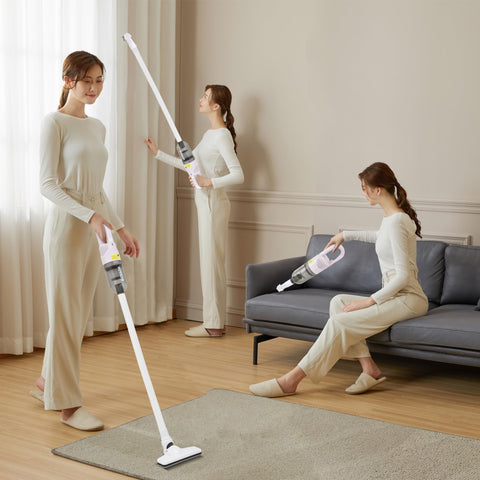 TROURAY cordless storage keeps cleaning tools organized and ready