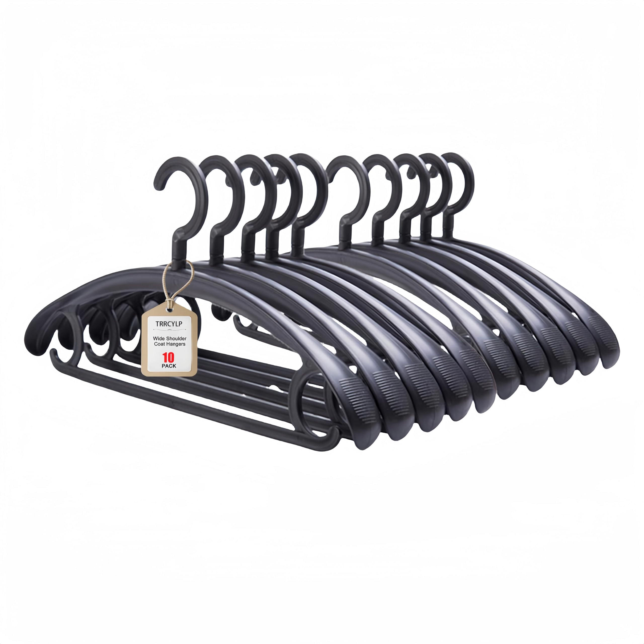 Trrcylp heavy-duty coat hanger supports up to 25 lbs for bulky coats and jackets