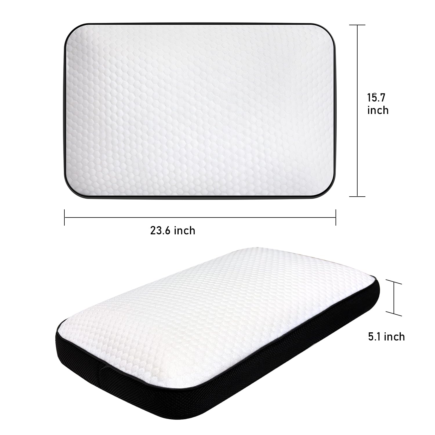 Trrisaun versatile pillow suitable for back, side, and stomach sleepers