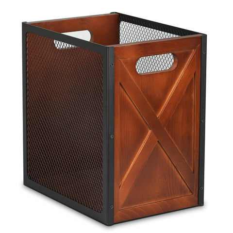 TRSPCWR rustic aesthetic enhances space without sacrificing function.