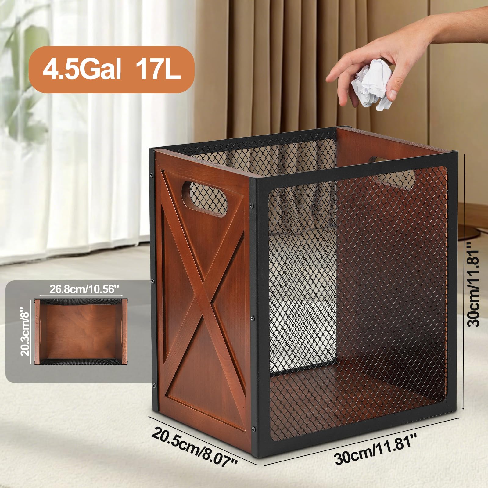 TRSPCWR wood grain closeup highlighting durable moisture-resistant surface.