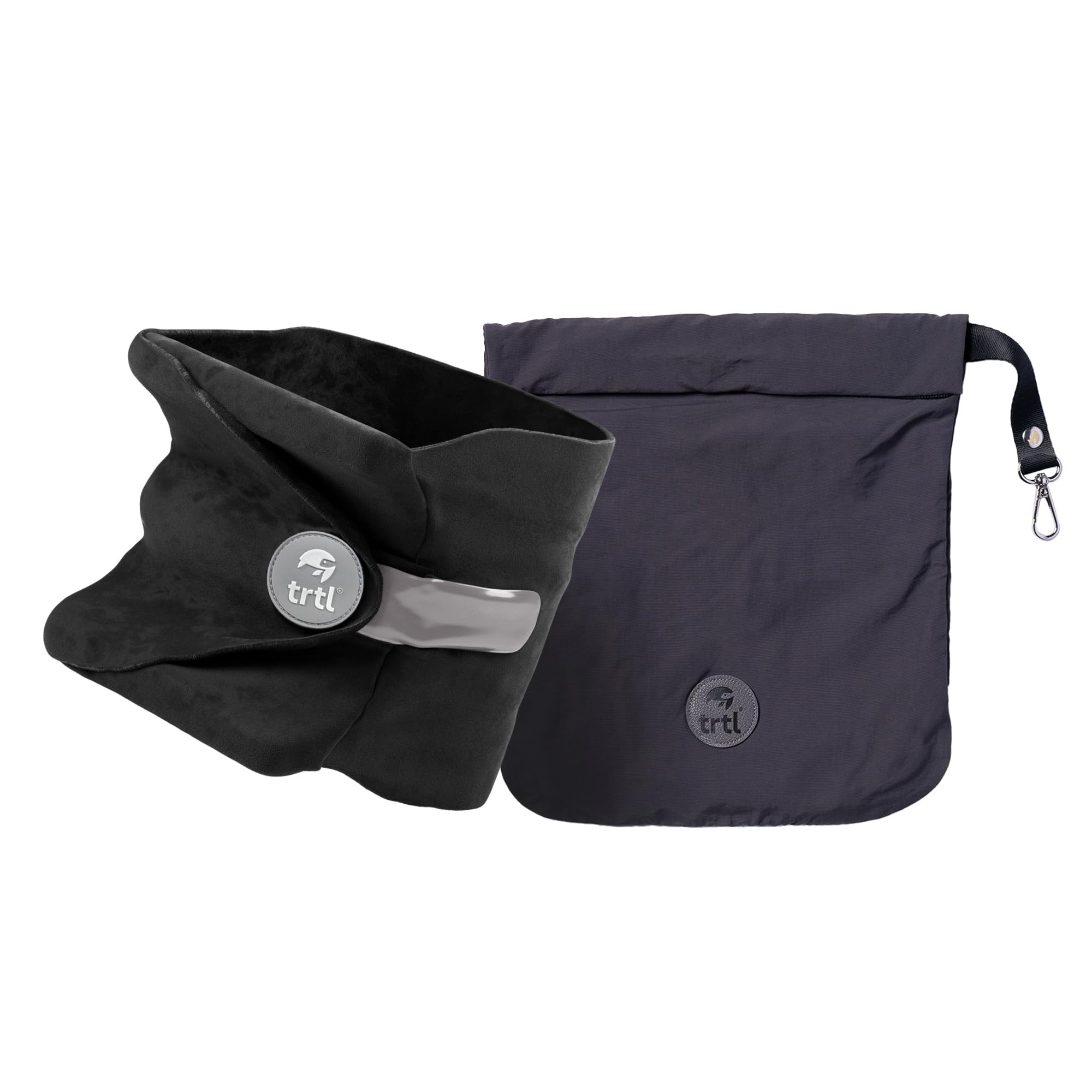 trtl Pillow compact travel design for easy packing on flights and road trips.