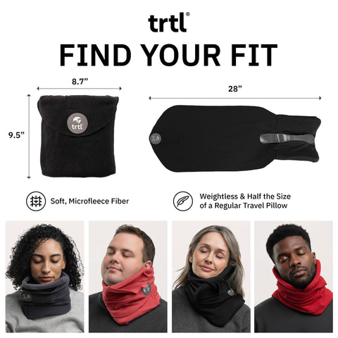 trtl Pillow head and neck support keeps you aligned for comfortable naps.