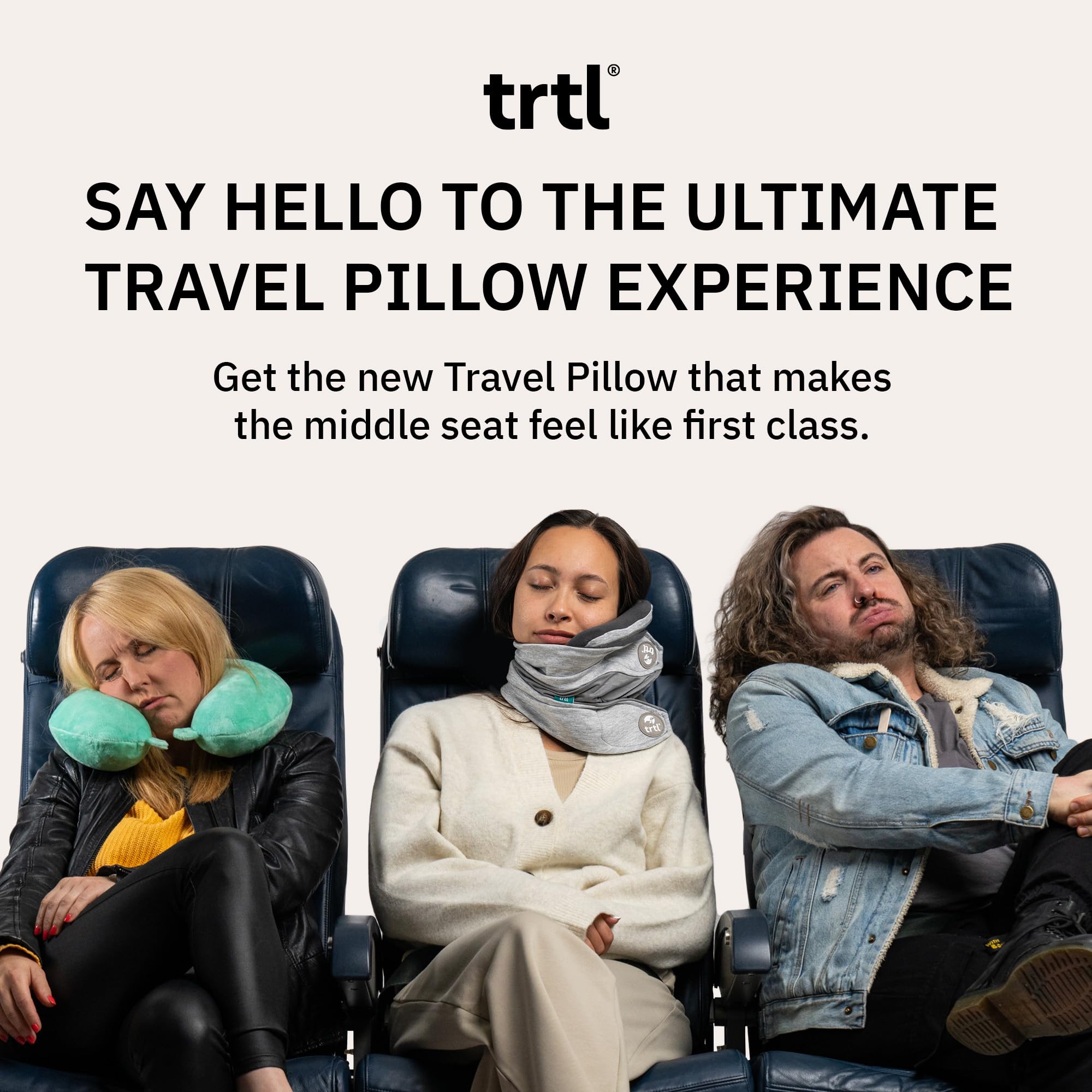 trtl Pillow Plus breathable mesh fabric helps you stay cool during long journeys.