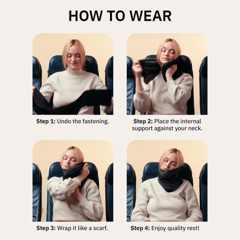 trtl Travel Pillow Cool mesh vent panel enhances breathability during use