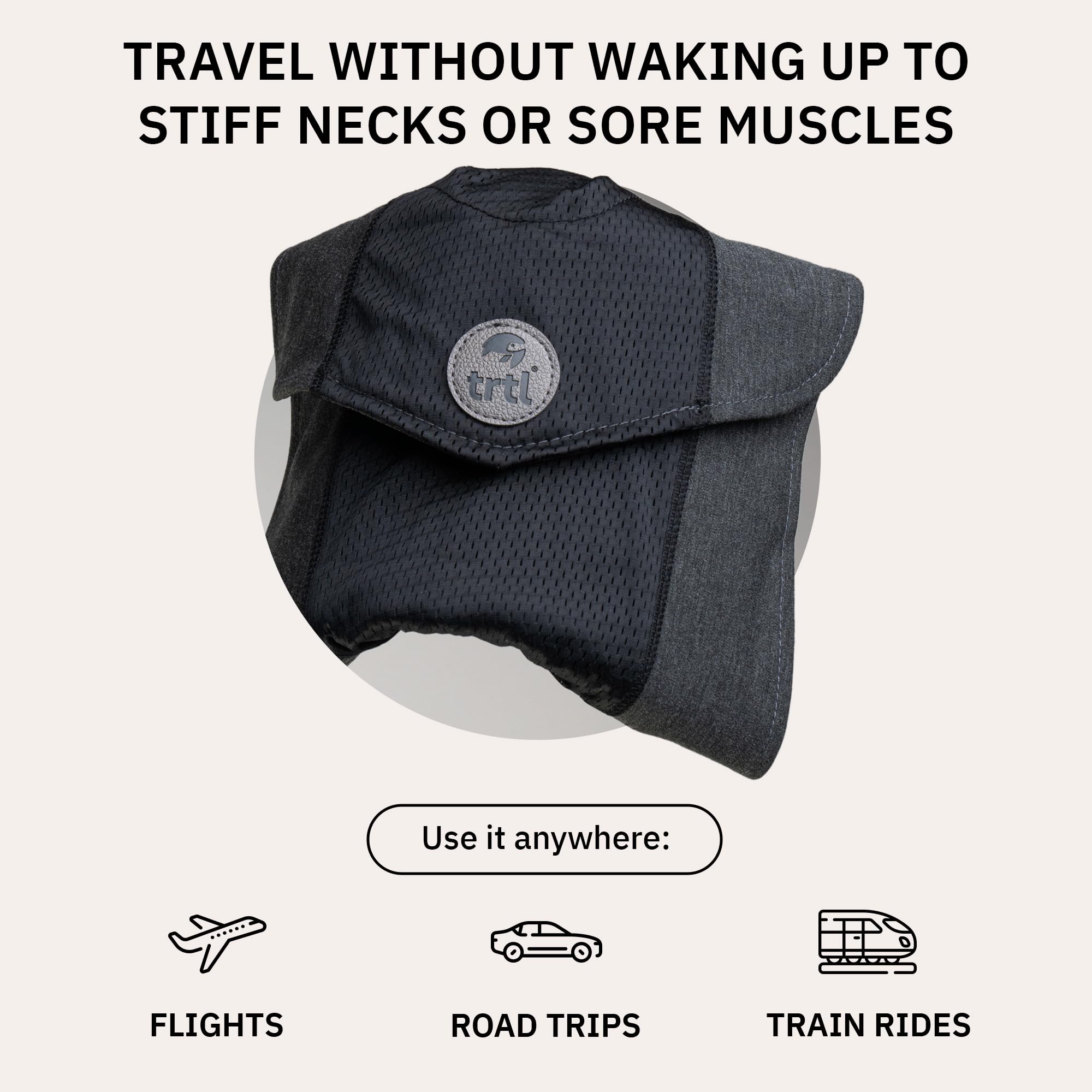 trtl Travel Pillow Cool roll-top waterproof bag keeps it ready on the go