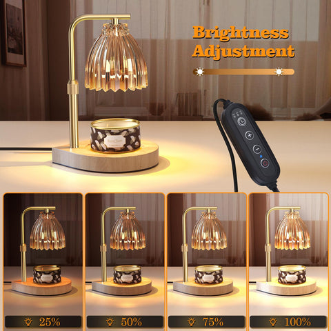 Trtyldt candle warmer lamp timer with 2/4/8 hour options