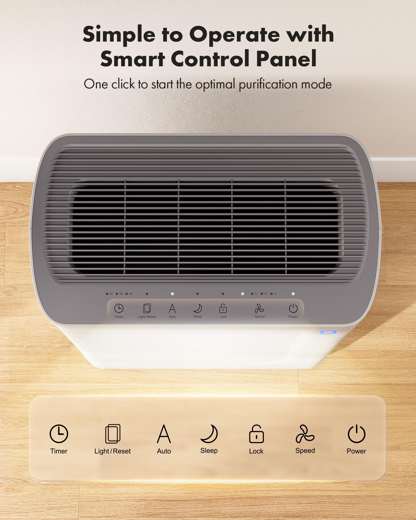 Trucozie T356 PM2.5 sensor indicator demonstrates real-time air quality monitoring.