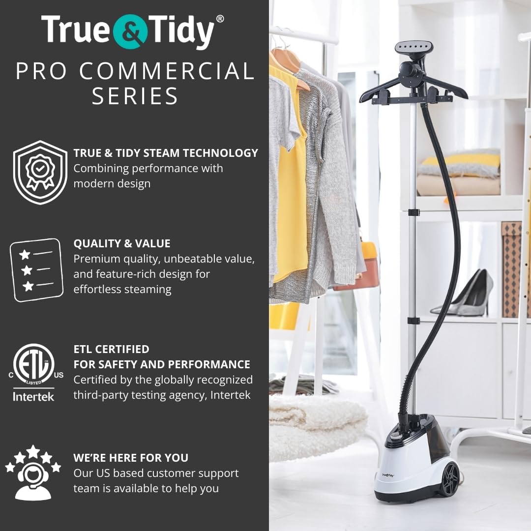True & Tidy steamer refreshes curtains and upholstery with deep steam