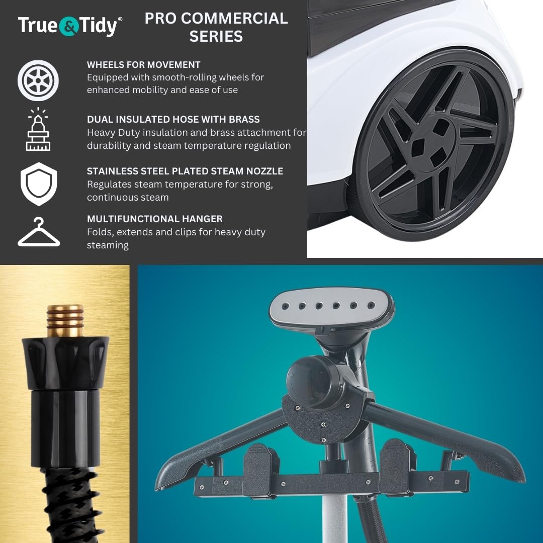 True & Tidy steamer helps bridal outfits look crisp on set