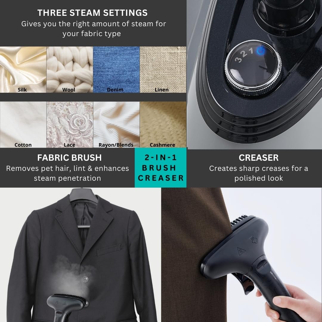 True & Tidy steamer with wheels for easy mobility between rooms