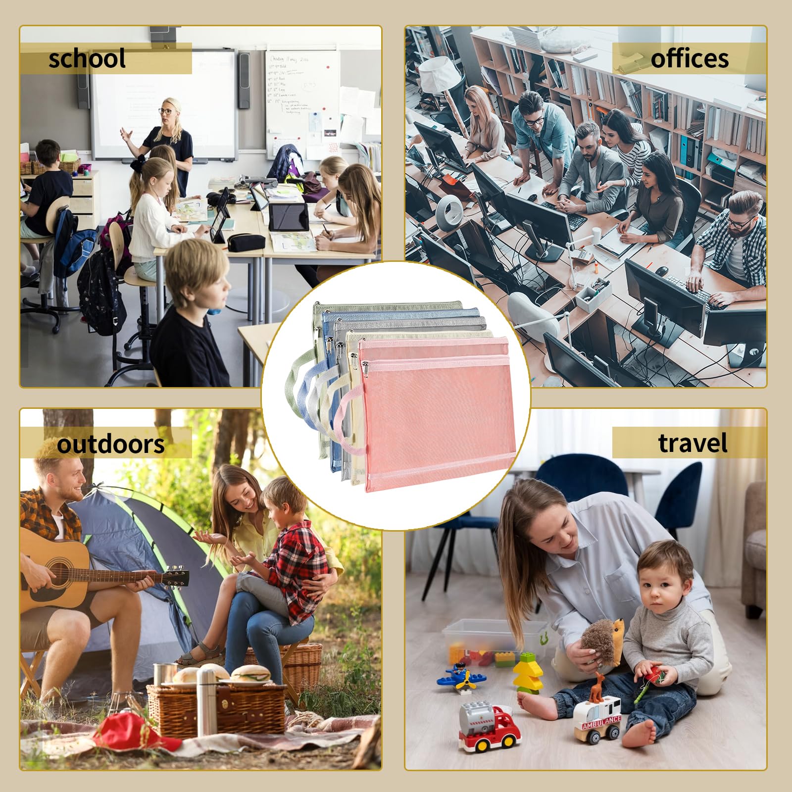 TrueLux organization solution for documents, notebooks, and teaching materials neatly.