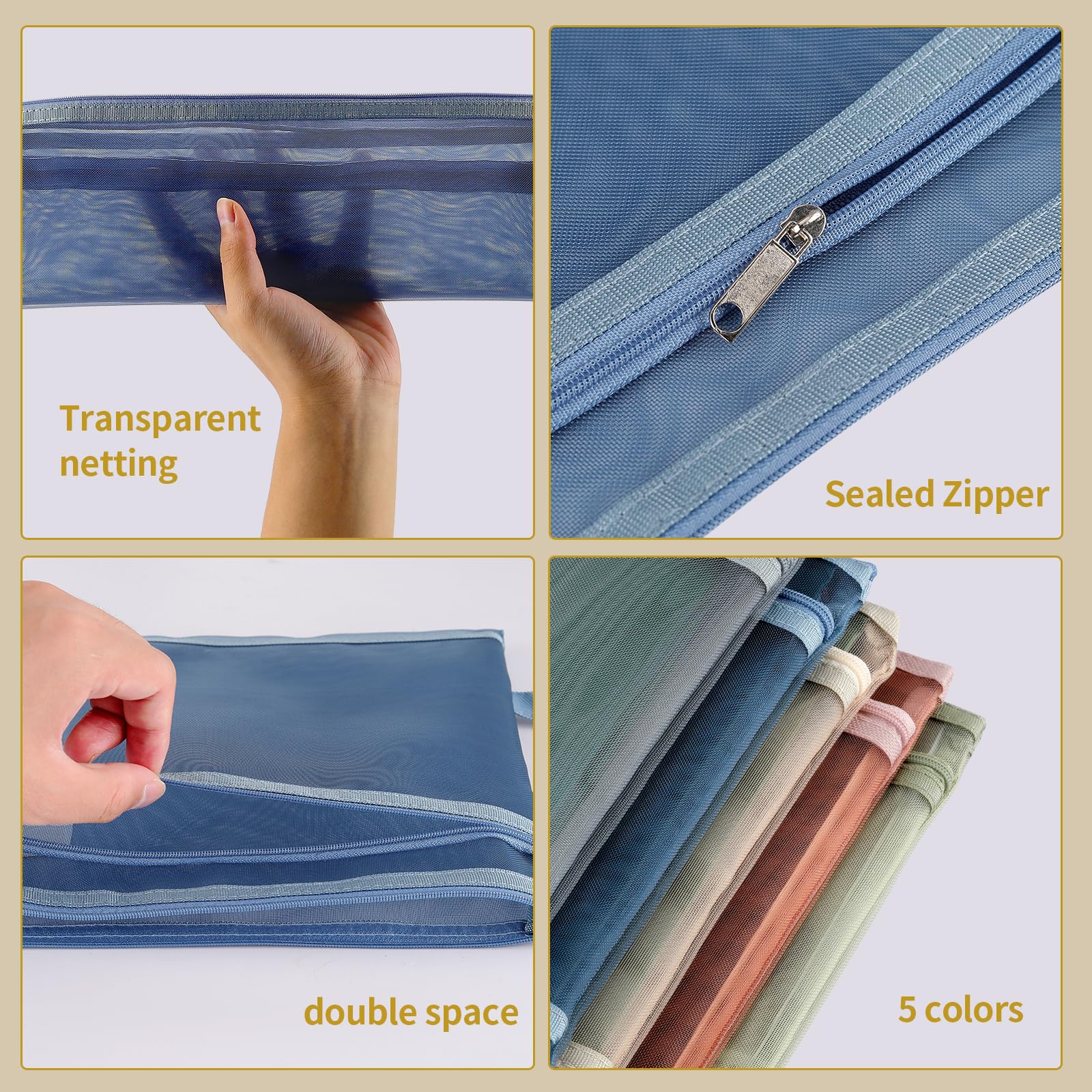 TrueLux pouch with handle for easy carrying and hanging.