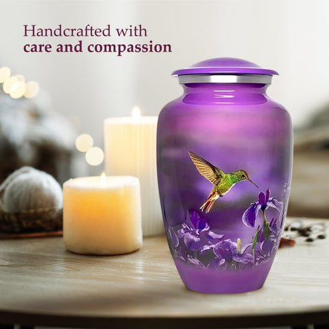 Trupoint Memorials 10x7 inch urn suitable for both men and women.