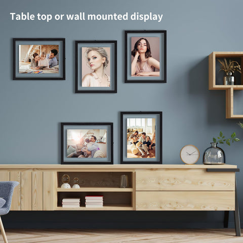 Trwcrt 7x9 compatibility frame accommodates larger photos.