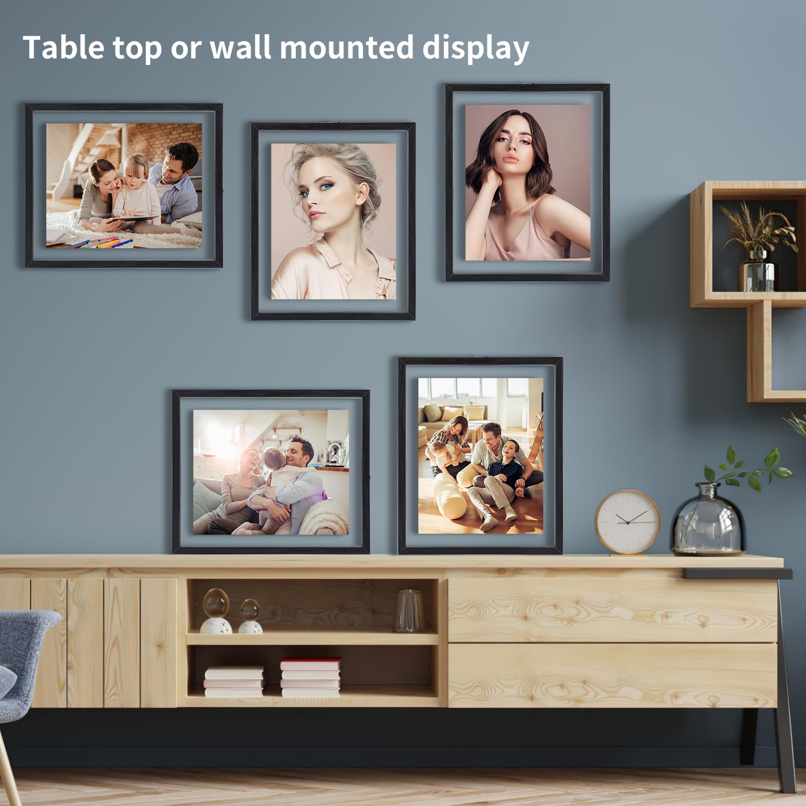 Trwcrt gift-ready 4-pack photo frame set for celebrations