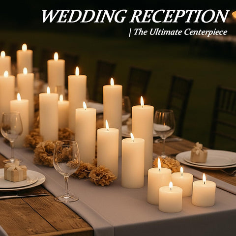 Trxvxo smokeless ivory pillar candle 4-inch minimizes smoke in gatherings.