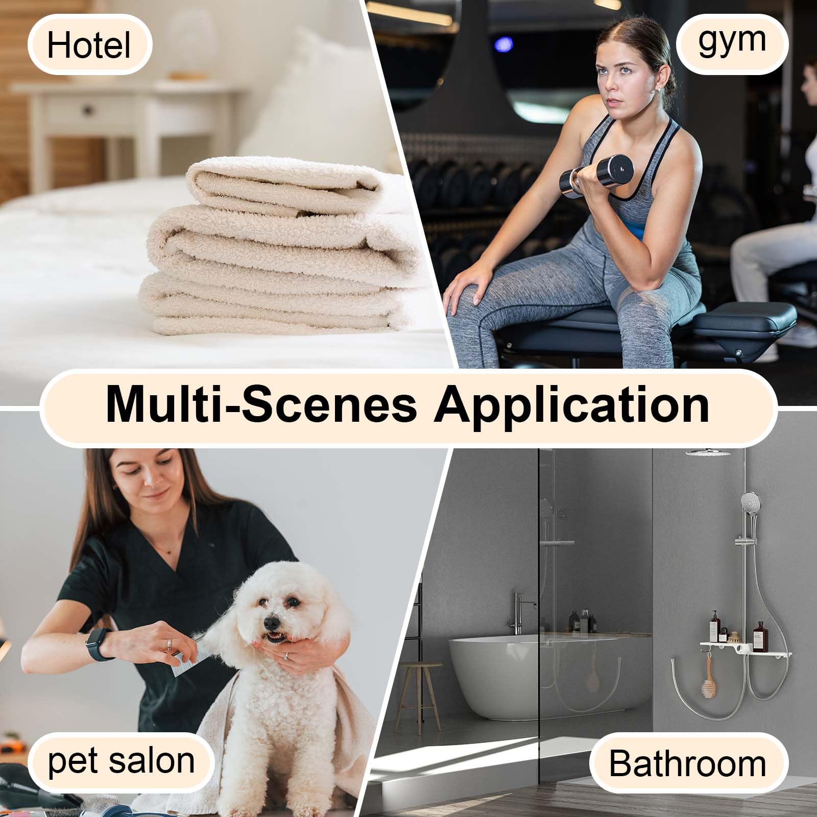 Trydow aromatherapy holder for adding scent to towels in a home spa setting