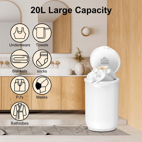Trydow unit showing simple one-button timer for customizable heating