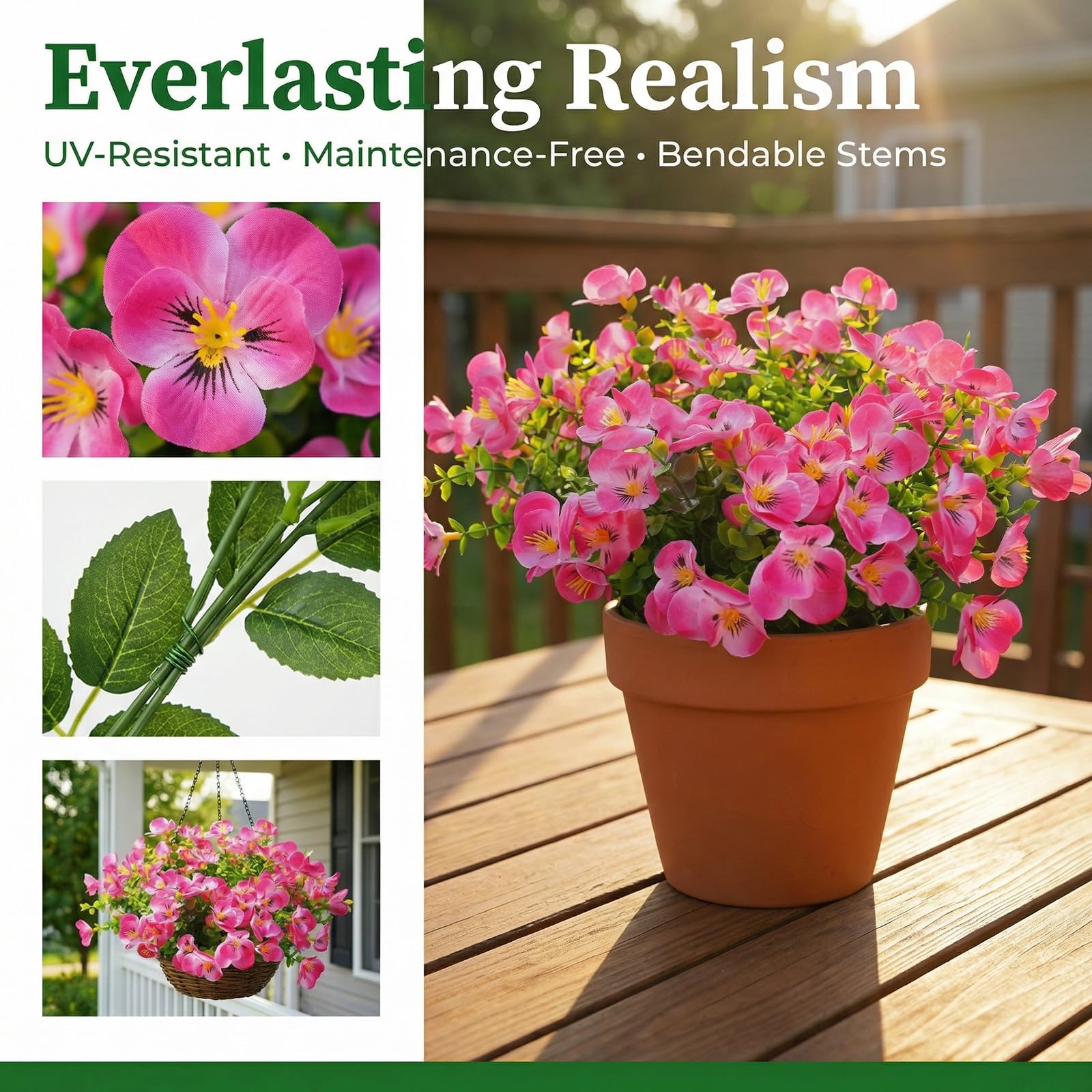 trytuny weather-resistant décor that stays vibrant through sun, rain, and wind.