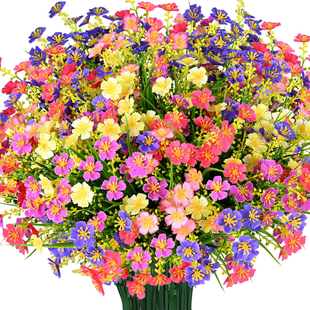 Trytuny artificial plants for outdoor terrace add year-round greenery without watering.