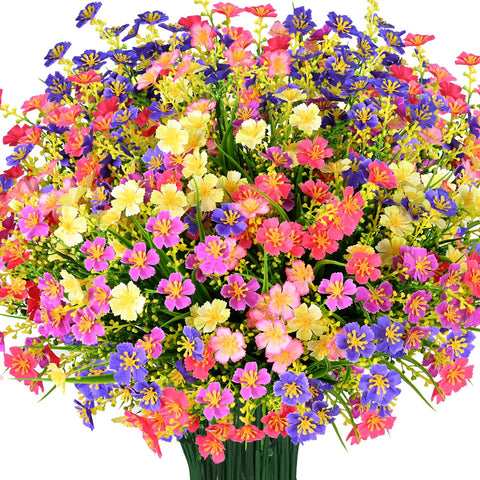 Trytuny artificial plants for outdoor terrace add year-round greenery without watering.