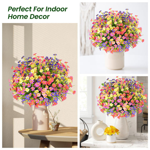 Trytuny lavender artificial flowers UV resistant for long-lasting porch color.
