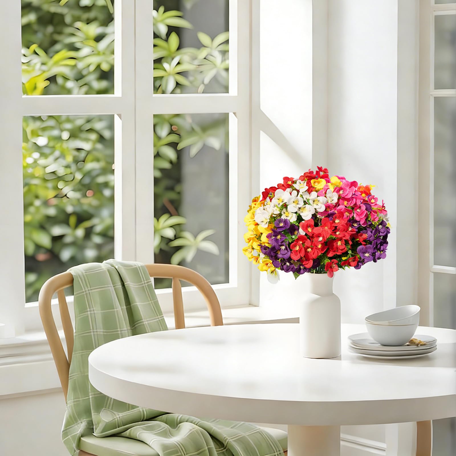 Trytuny patio garden decor for year-round color.