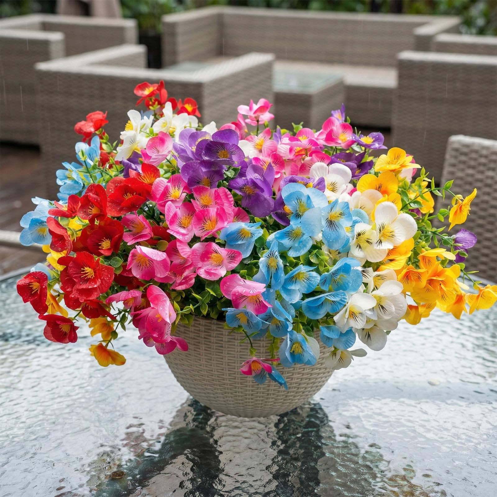 trytuny pet-friendly artificial flowers for safe home decor