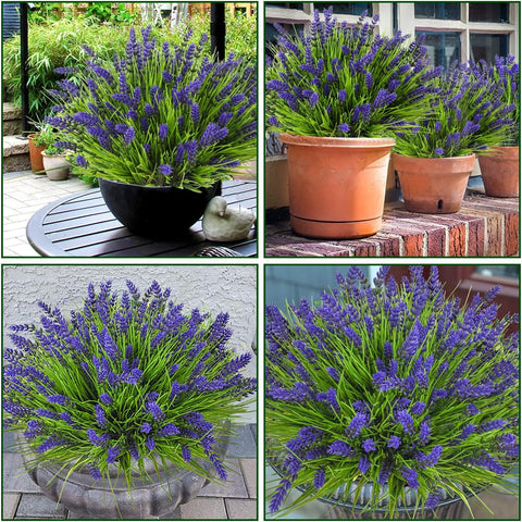 Trytuny plastic faux flowers long-lasting — easy-care decor for balconies and gardens.