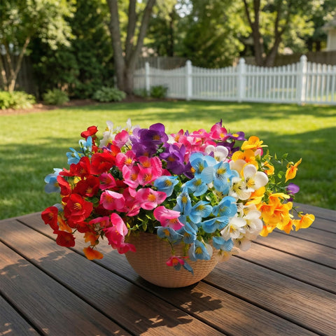 trytuny realistic outdoor plants brighten patios without direct sunlight