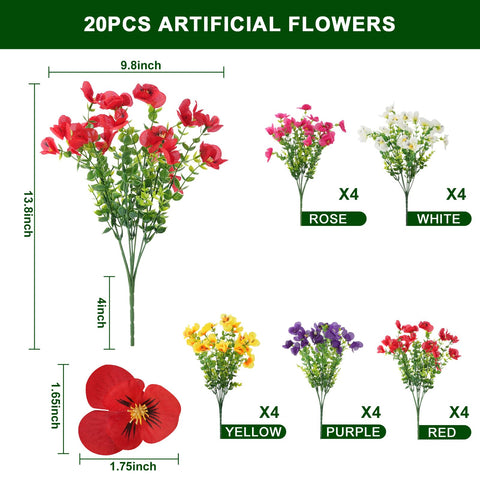 Trytuny wind- and rain-proof flowers for year-round use.