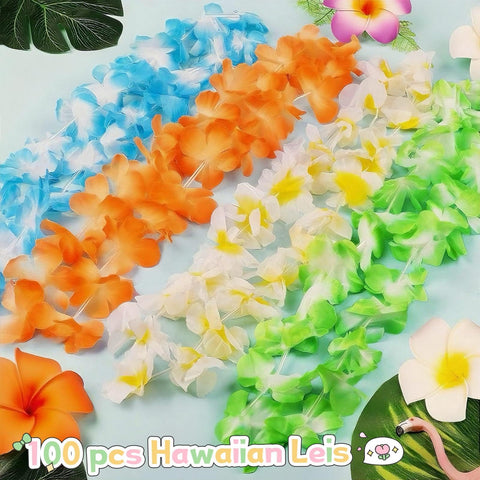TSMJUWND soft silk leis, 40-inch length, ideal for elegant party wear.