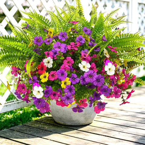 TSTWETO full 16-bundle set helps create lush planter arrangements