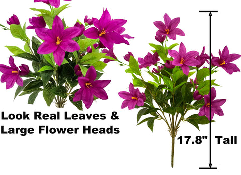 TSTWETO no-fade artificial azalea plants for year-round decoration