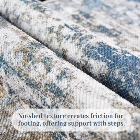 TTelephant entryway rug 2x10 blends modern decor and stain resistance.