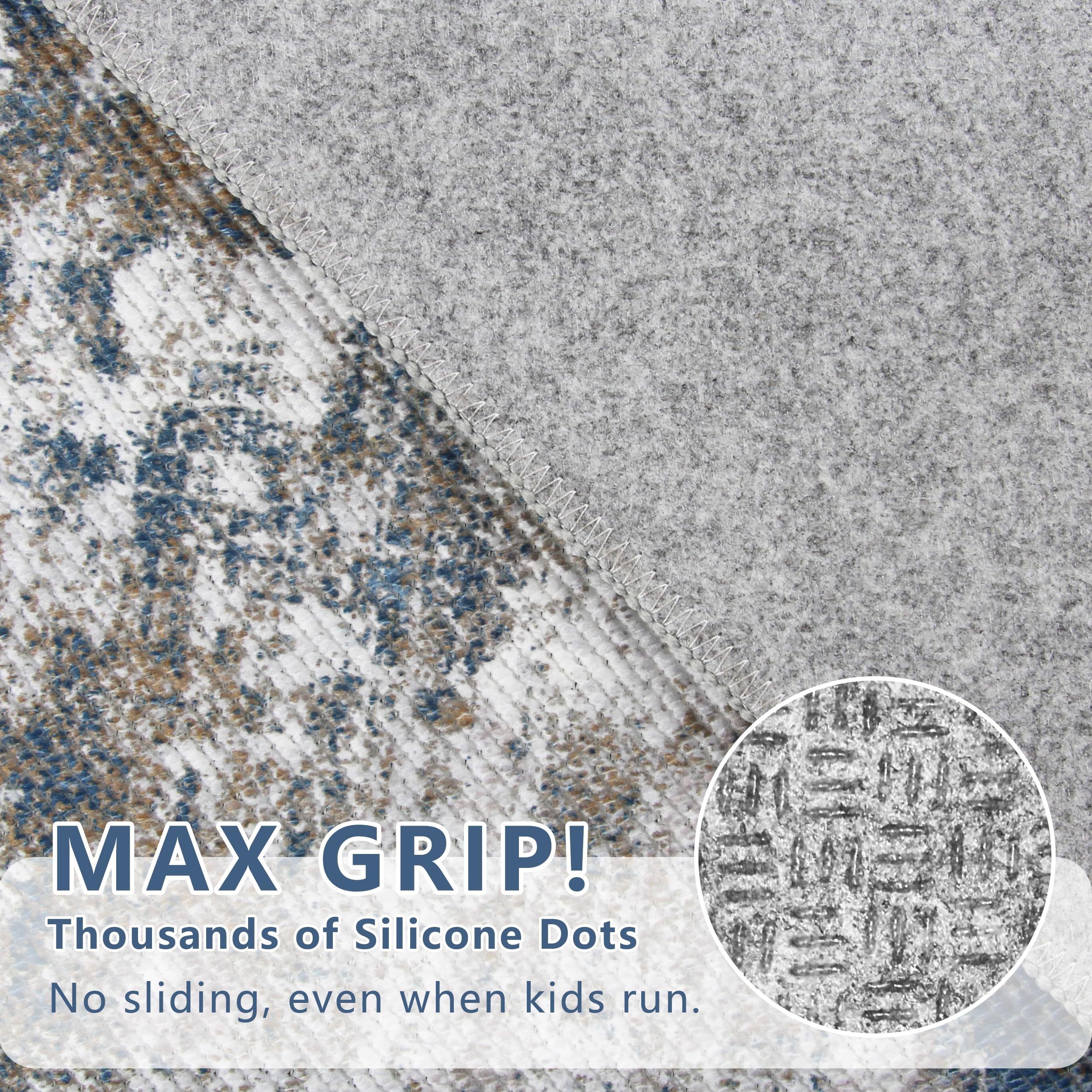 TTelephant stain-resistant rug keeps hallways fresh between cleanings.