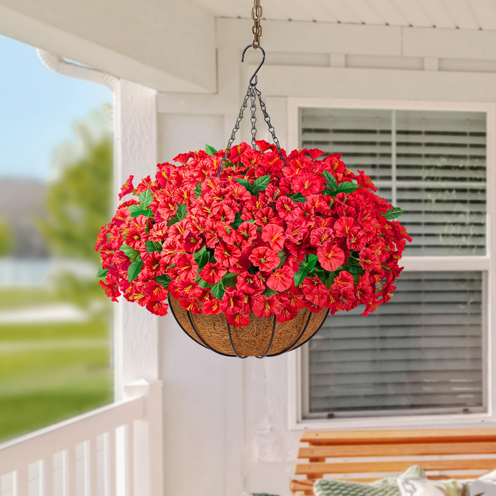 TTQ full floral look adds seasonal charm to porches and entryways.
