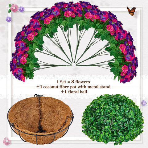 TTQ green base inserts provide sturdy foundation for stable arrangement.