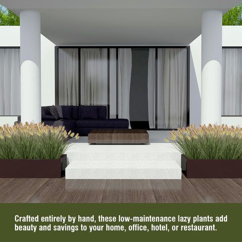 Ttranewsoo grass pairs well with other plants for varied decor.
