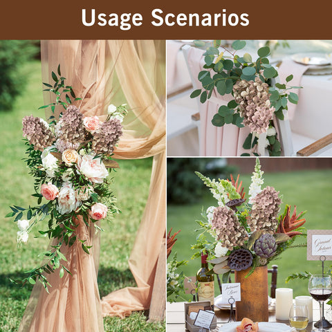 Ttranewsoo hydrangea brown easy maintenance; no watering required.