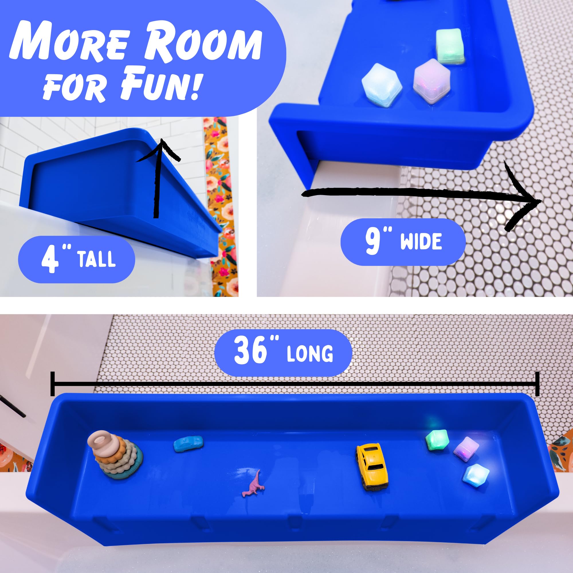 Tub Topper easy installation with no tools required