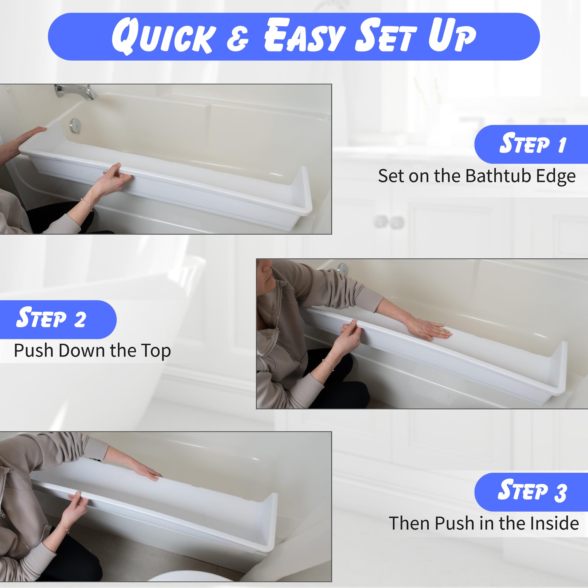 Tub Topper moms trust for tidier bath time routines