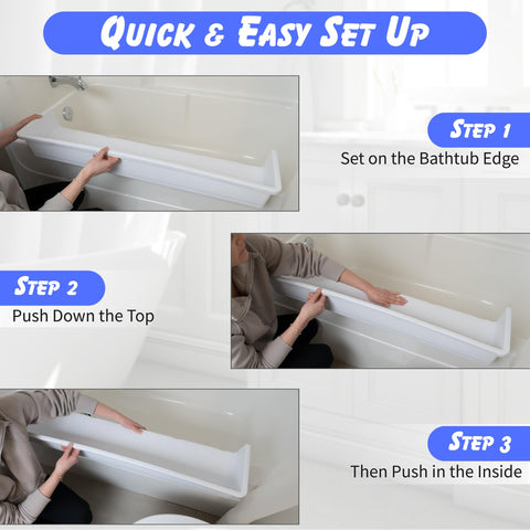 Tub Topper moms trust for tidier bath time routines