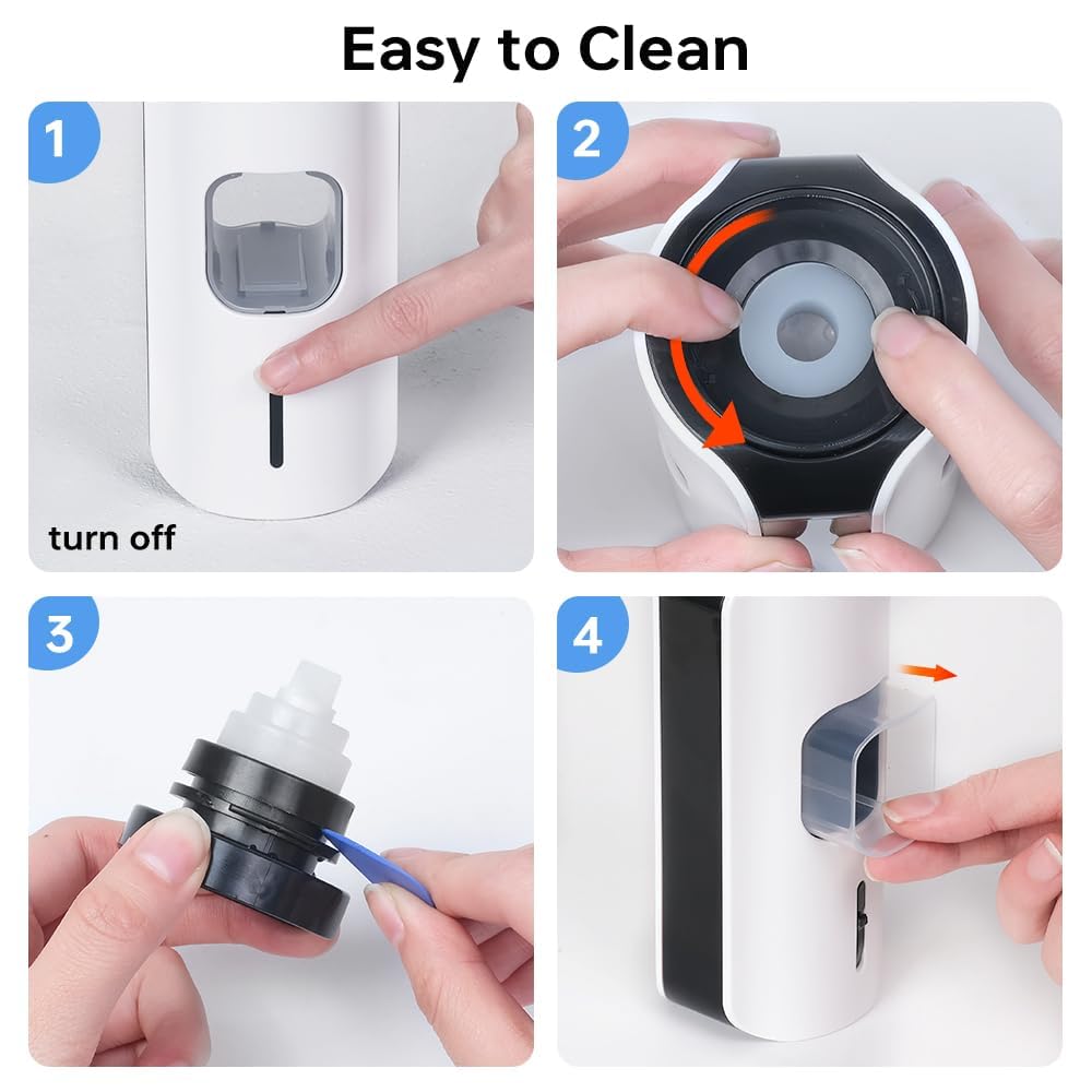 TuCao adhesive bracket allows wall mounting on tile or glass without drilling.