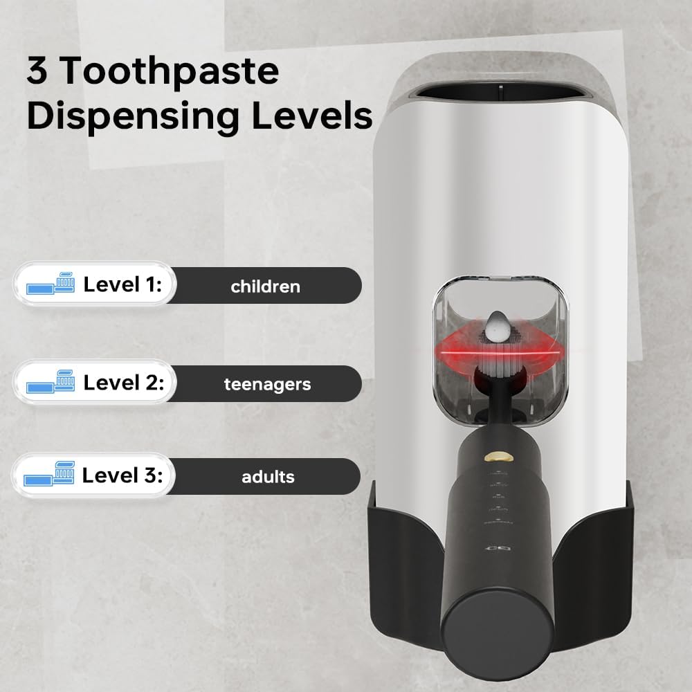 TuCao kit includes two toothbrush holders for family organization.